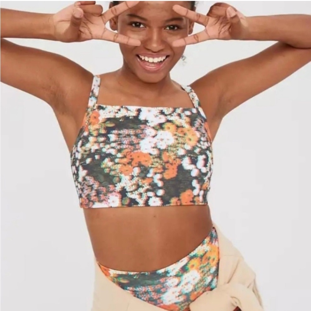 Floral Print Aerie Bra